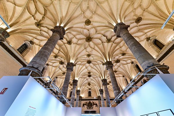 Stunning architecture at La Lonja in Zaragoza