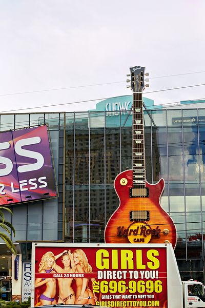 The Hard Rock Cafe. Las Vegas Nevada USA