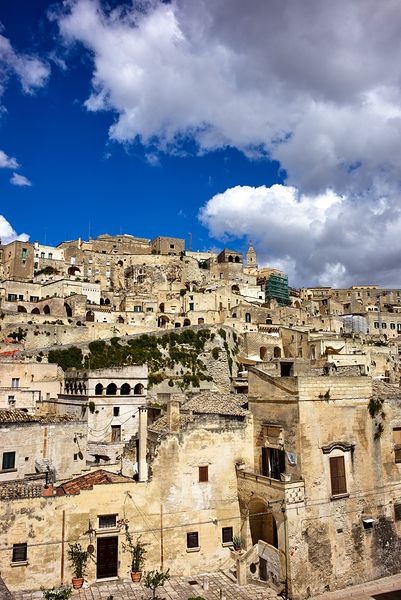 Matera Basilicata Italy. Cityscape. I sassi di Matera