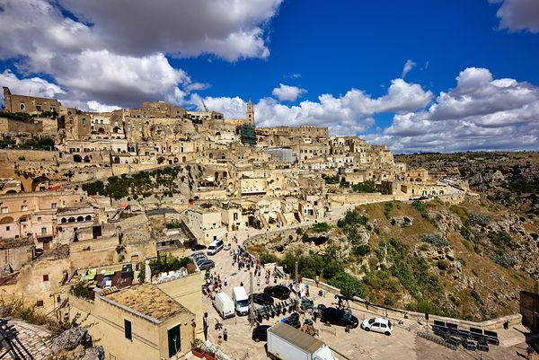 Matera Basilicata Italy. Cityscape. I sassi di Matera
