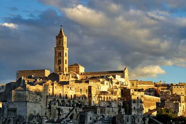 Matera Basilicata Italy. Cityscape. I sassi di Matera