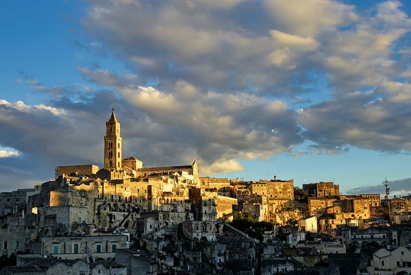 Matera Basilicata Italy. Cityscape. I sassi di Matera