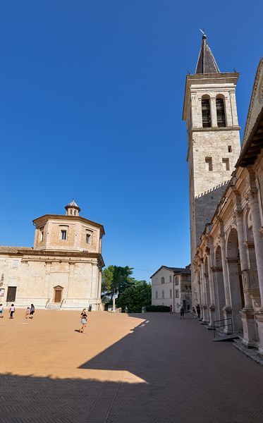 Spoleto Umbria Italy. The Cathedral