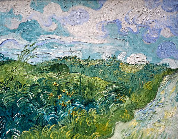 Vincent Van Gogh - Green Wheat Fields Auvers - 1890
