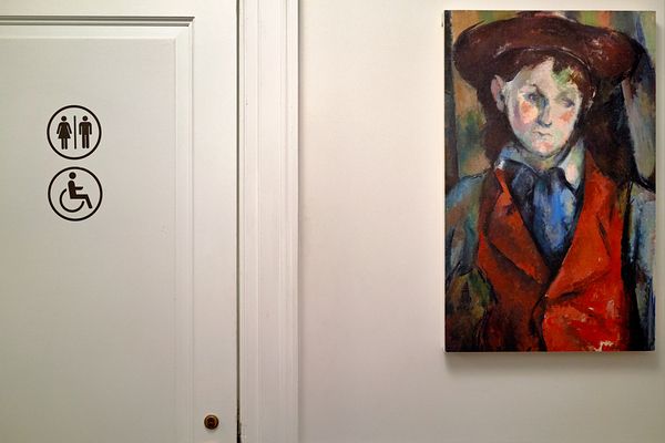 Restroom at the National Gallery of Art Washington D.C.