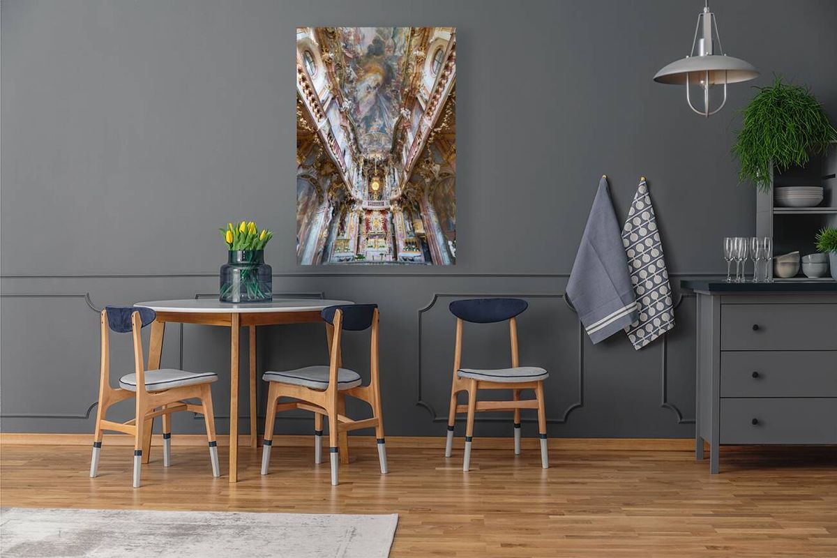 Germany Bavaria Munich. St. Johann Nepomuk the Asam Church Asamkirche