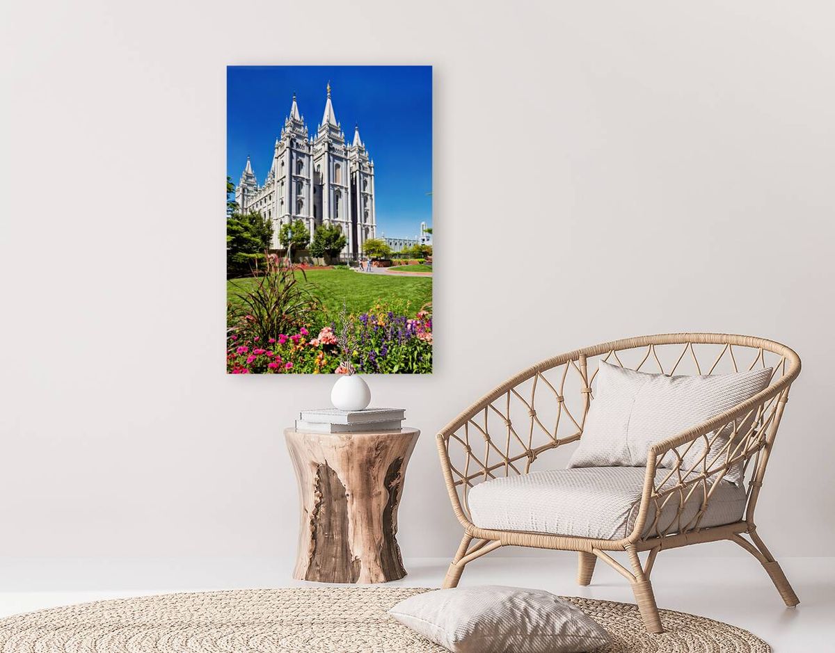 Salt lake Mormon Temple. Salt Lake City Utah USA