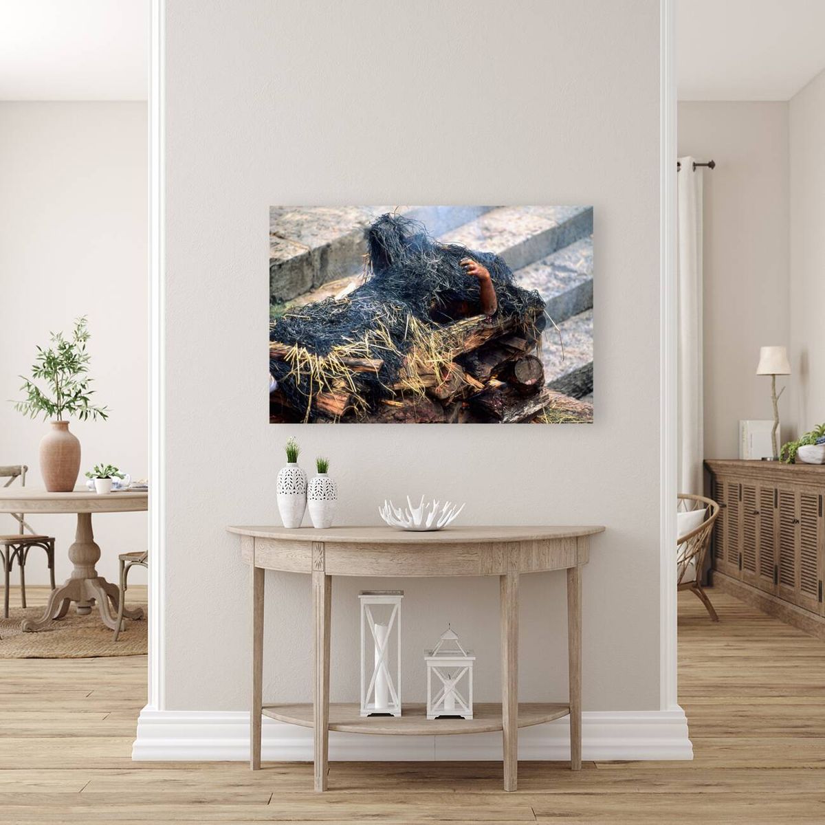 Nepal. Kathmandu. Cremation in Pashupatinath