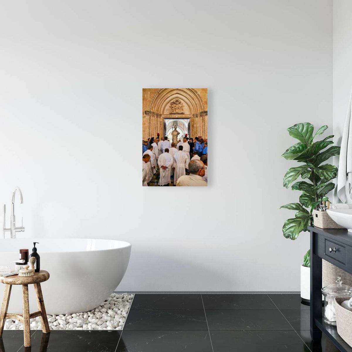 Apulia Puglia Italy. Ostuni. Festival of Saint Orontius. Procession with the statue of the Saint