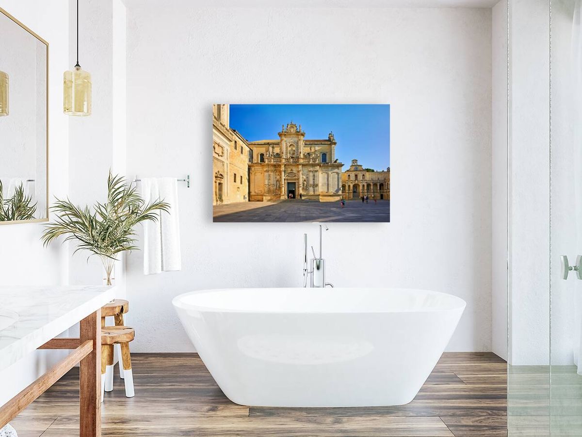 Apulia Puglia Salento Italy. Lecce. Cathedral Maria Santissima Assunta and Saint Orontius