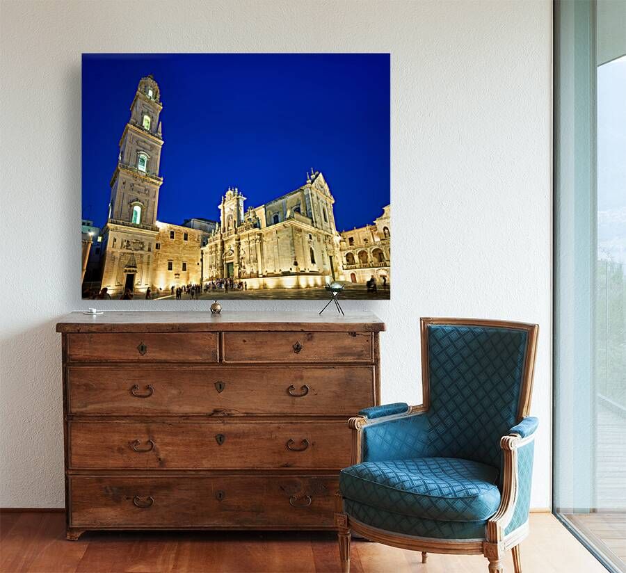 Apulia Puglia Salento Italy. Lecce. Cathedral Maria Santissima Assunta and Saint Orontius