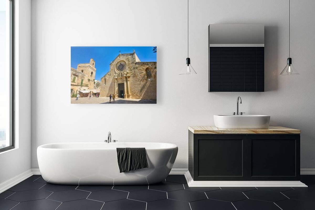 Apulia Puglia Salento. Italy. Otranto. The Cathedral of Santa Maria Annunziata