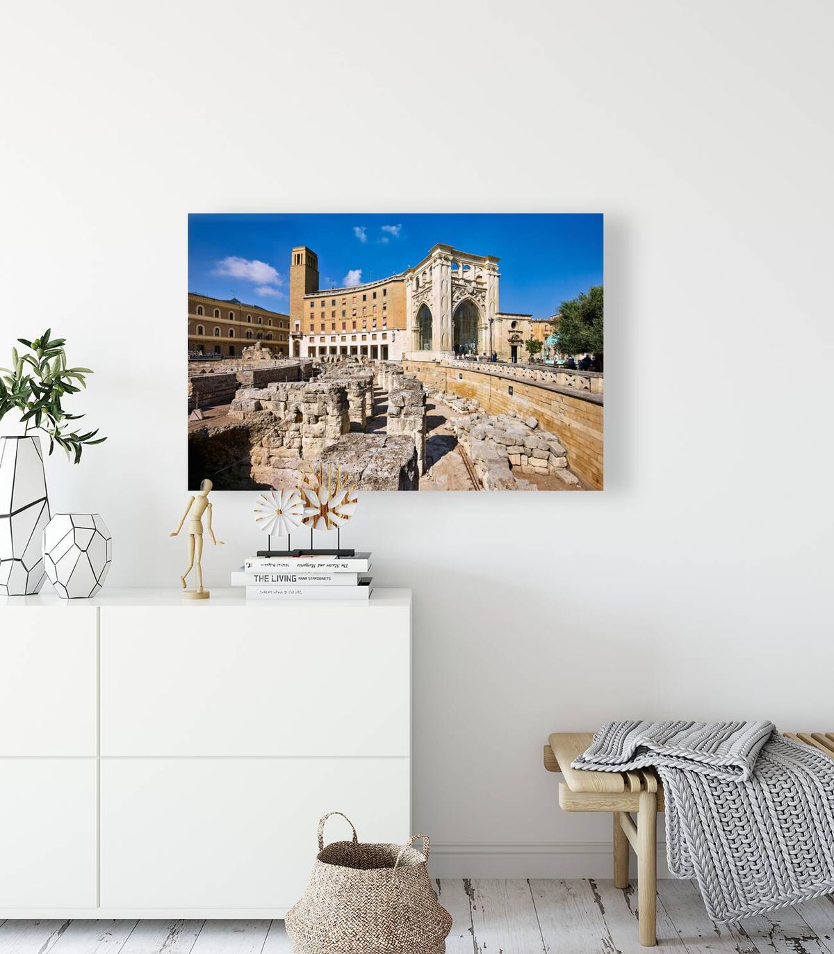 Apulia Puglia Salento Italy. Lecce. The Roman amphitheatre