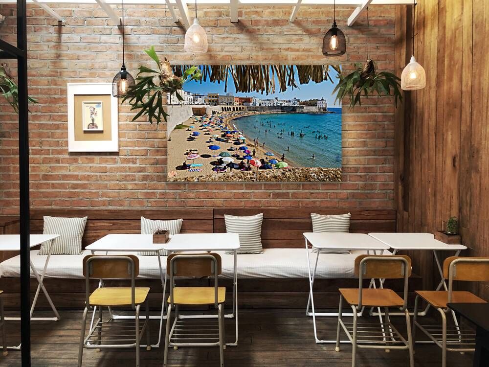 Gallipoli Puglia Salento Italy. La Purità Beach