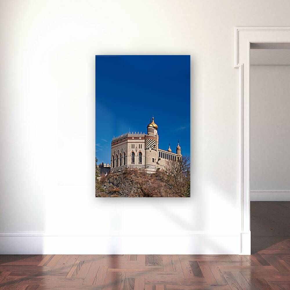 Bologna Italy. Rocchetta Mattei is a fortress located in the northern Apennines