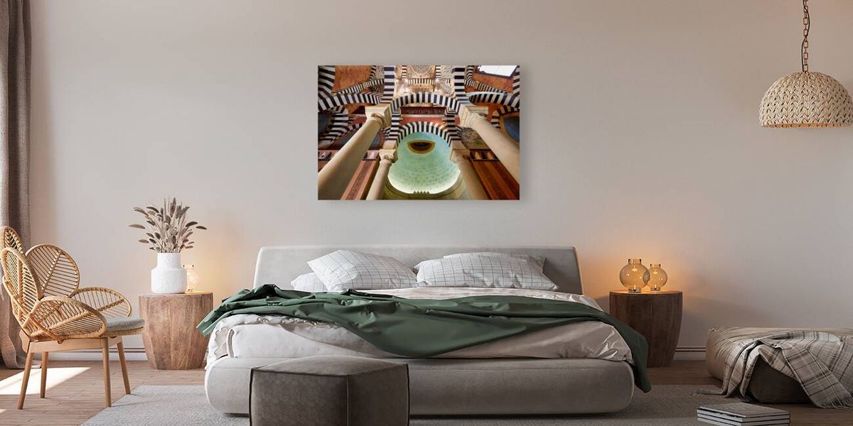 Bologna Italy. Rocchetta Mattei is a fortress located in the northern Apennines