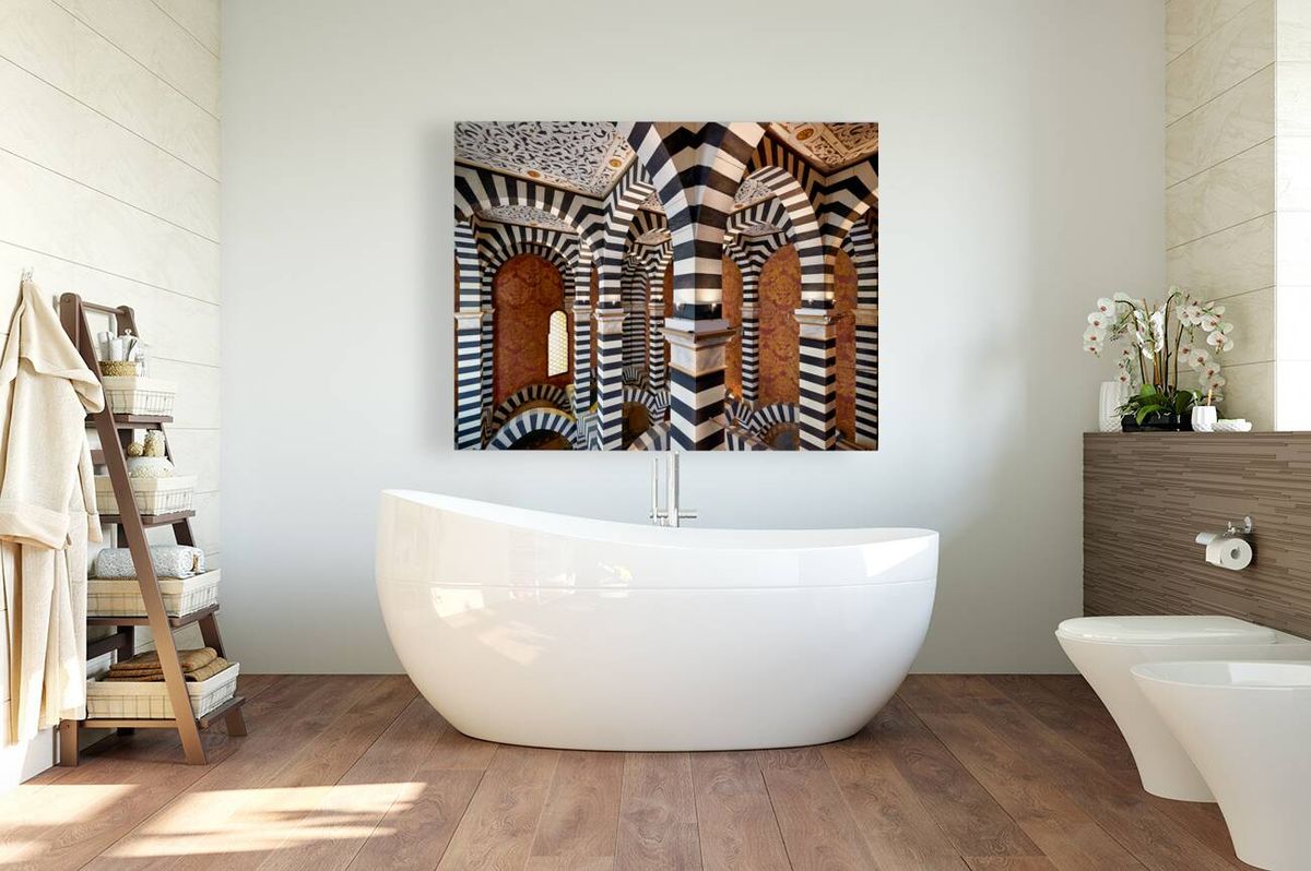 Bologna Italy. Rocchetta Mattei is a fortress located in the northern Apennines