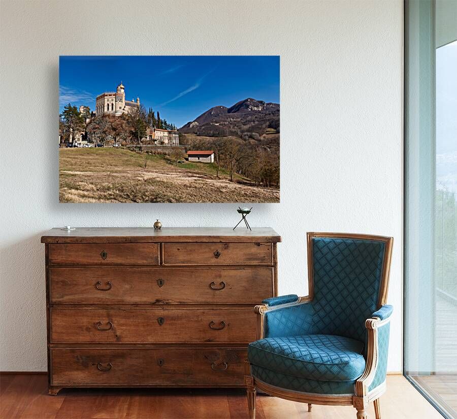 Bologna Italy. Rocchetta Mattei is a fortress located in the northern Apennines