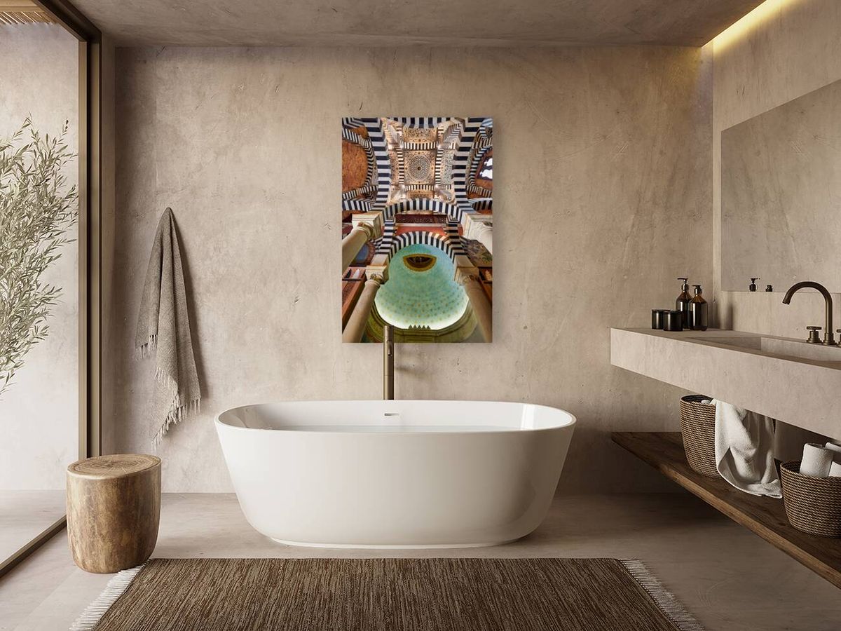 Bologna Italy. Rocchetta Mattei is a fortress located in the northern Apennines