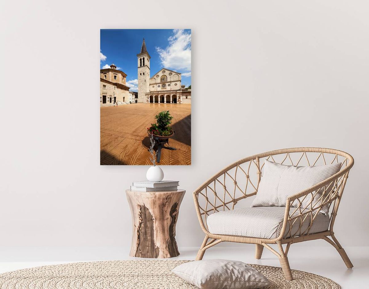 Spoleto Umbria Italy. Duomo di Spoleto Cathedral