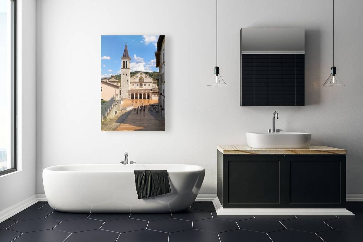 Spoleto Umbria Italy. Duomo di Spoleto Cathedral