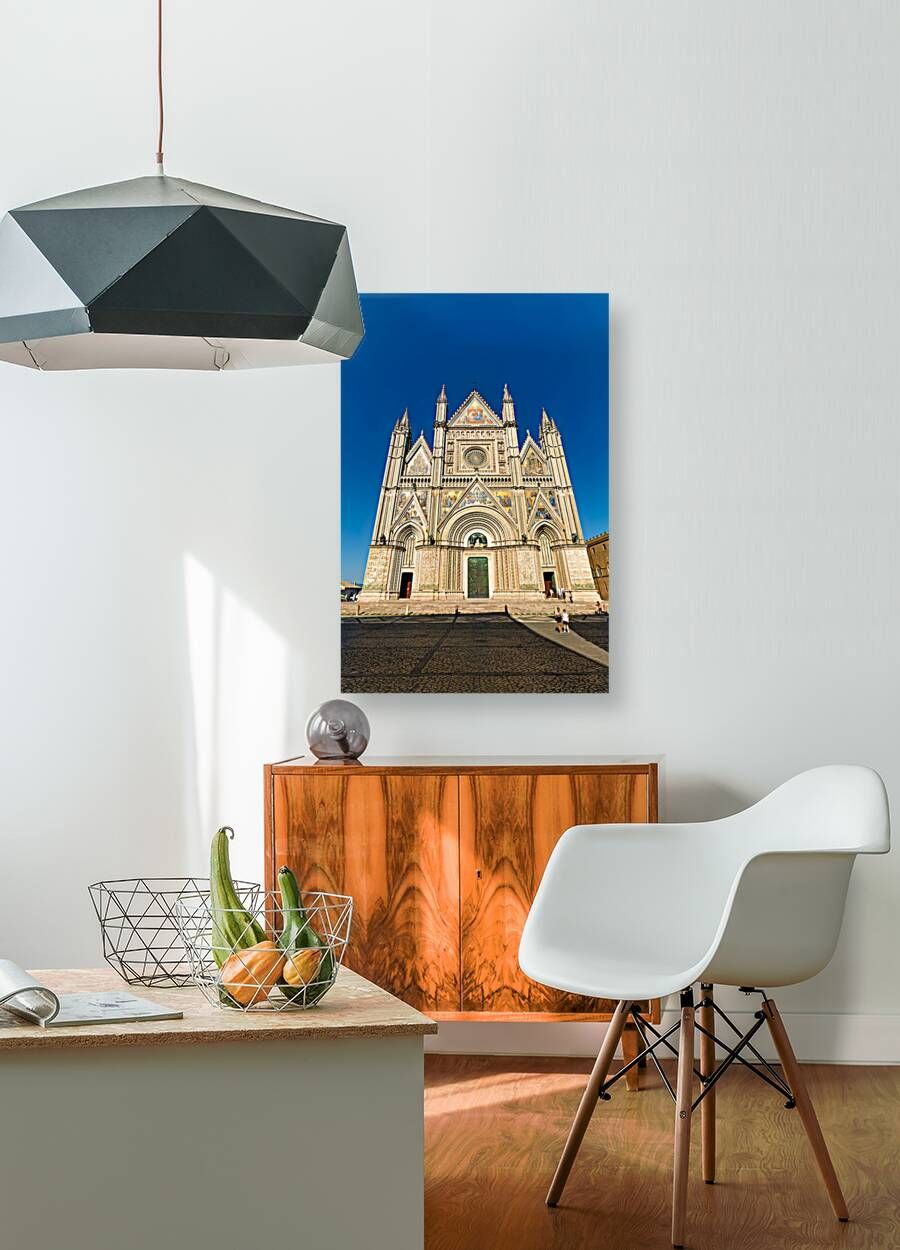 Orvieto Umbria Italy. The facade of the Cathedral