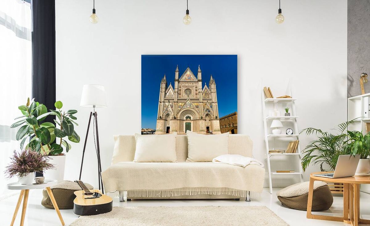 Orvieto Umbria Italy. The facade of the Cathedral