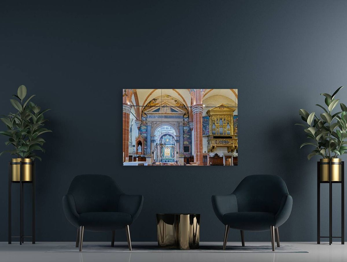 Verona Veneto Italy. Verona Cathedral Duomo di Verona. The organ