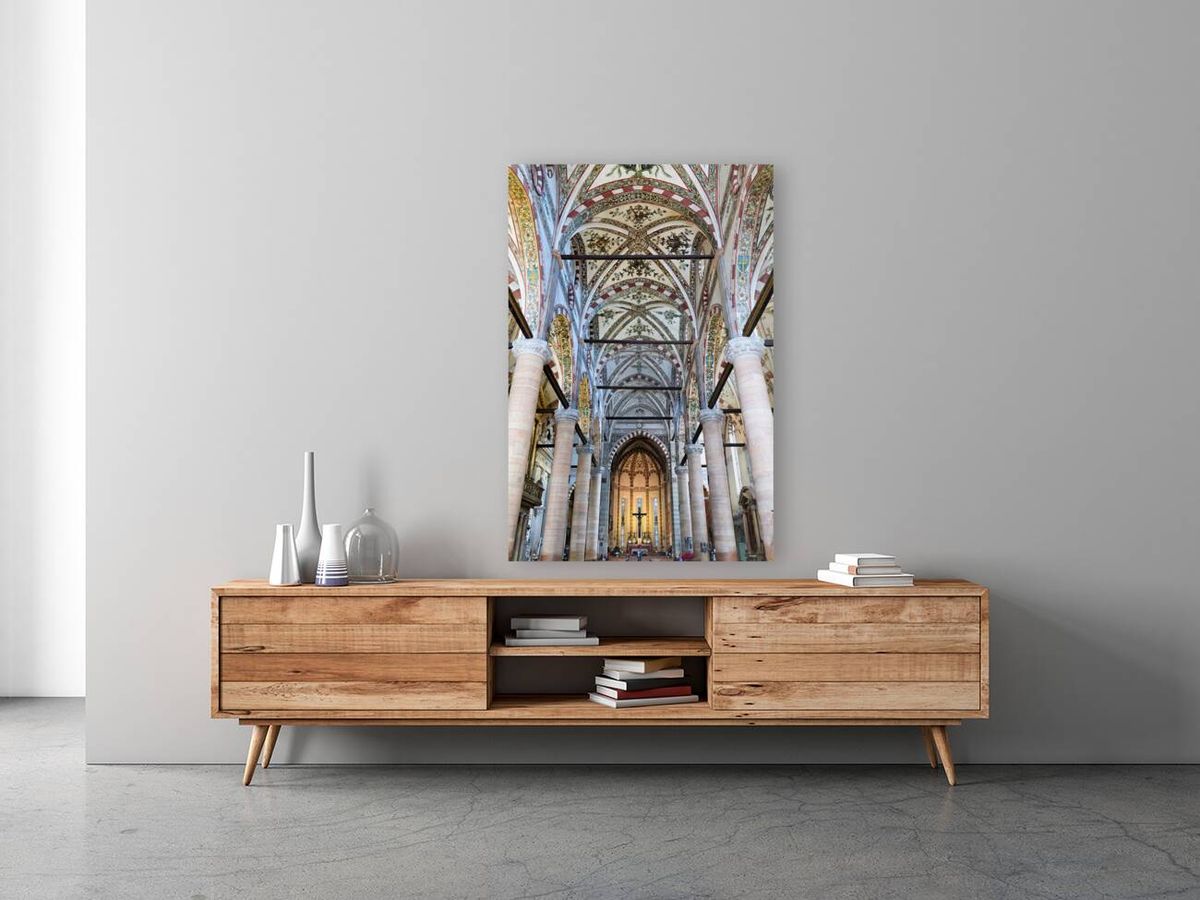 Verona Veneto Italy. The Basilica of Saint Anastasia