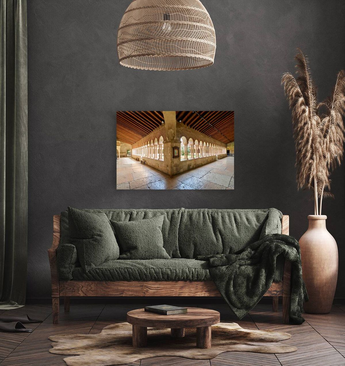 Verona Veneto Italy. The Basilica of San Zeno. The cloister