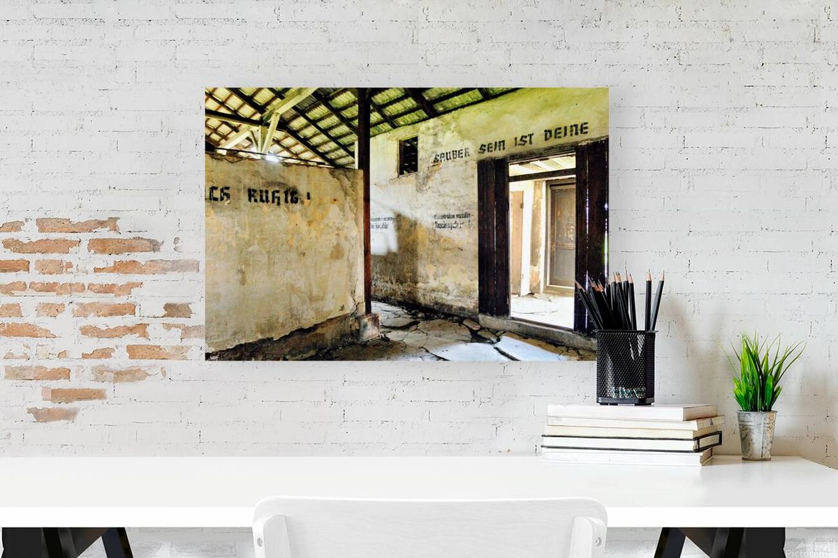 Inside the barracks at Auschwitz concentration camp in Krakow