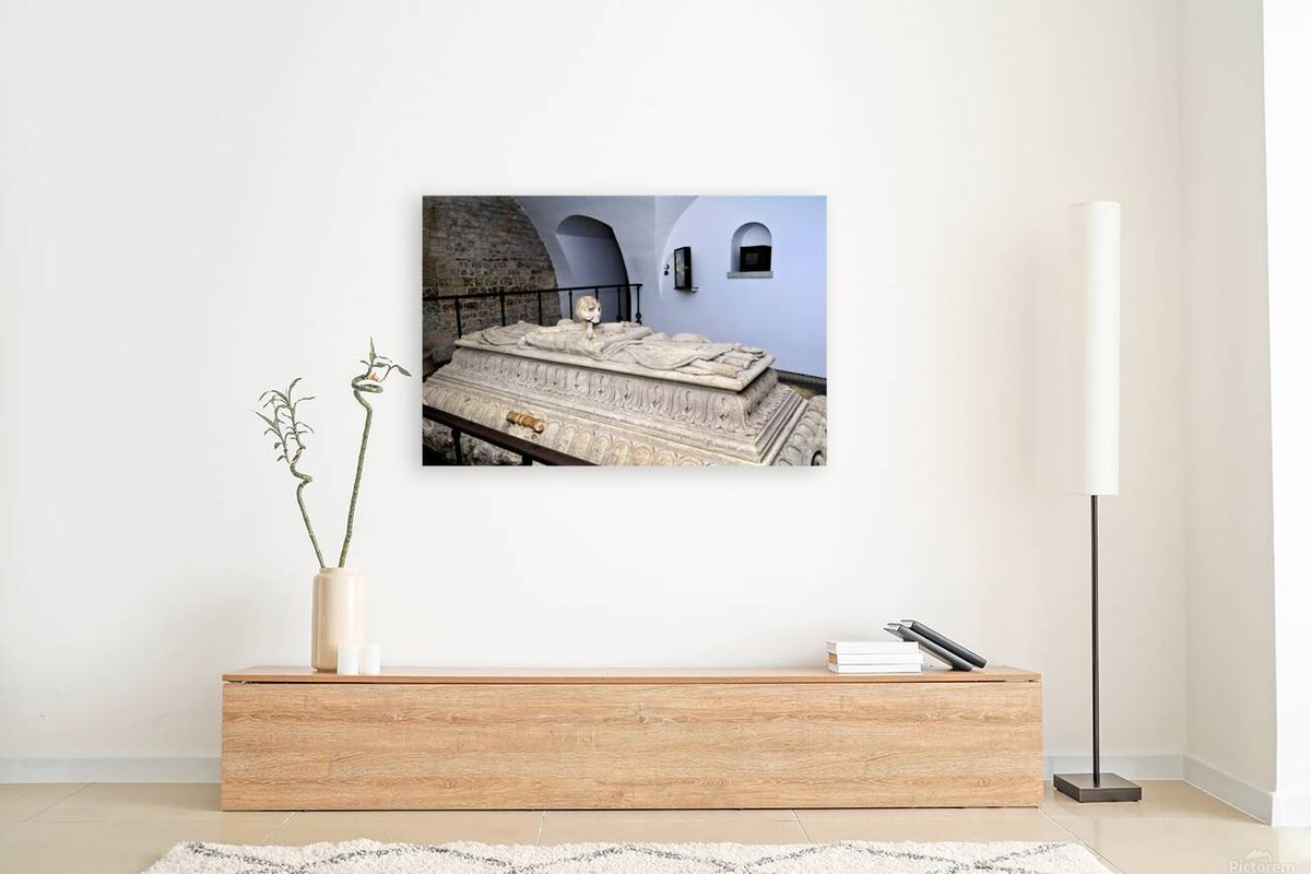 Tomb of a historical figure located in Krakow Poland