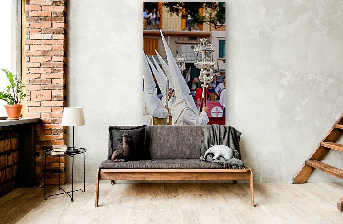 Processions during Easter Holy Week in Malaga Spain