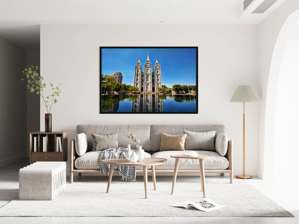 Salt lake Mormon Temple. Salt Lake City Utah USA