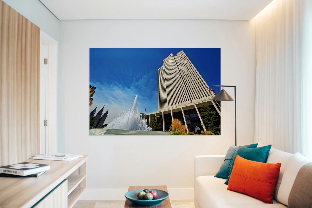 The hedaquarter of the Mormon Church of Jesus Christ the latter day. Salt Lake City Utah USA