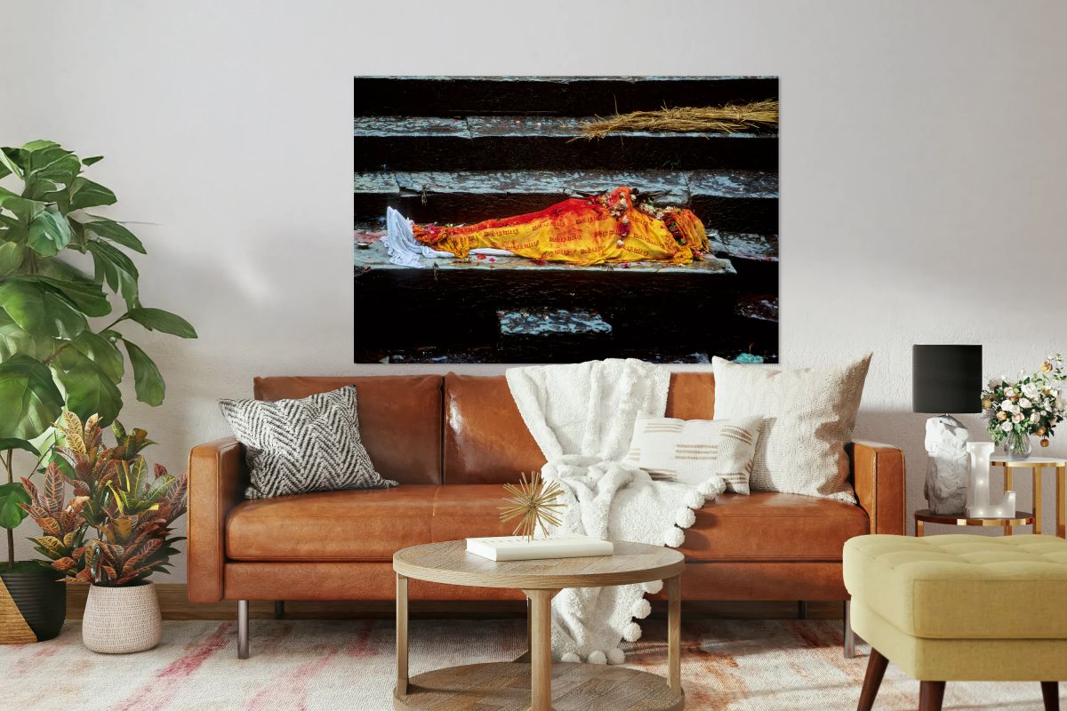 Nepal. Kathmandu. Cremation in Pashupatinath