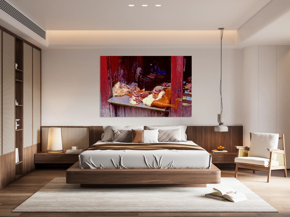 Nepal. Kathmandu. Butrcher