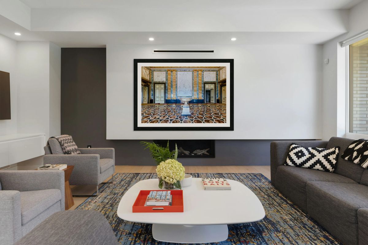 Caserta Campania Italy. The Royal Palace. The Hall of Mars