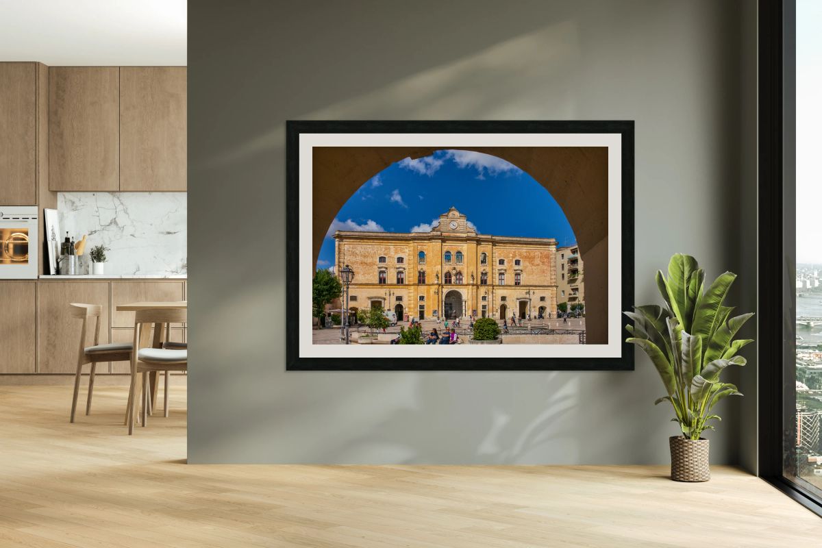 Matera Basilicata Italy. Piazza Vittorio Veneto