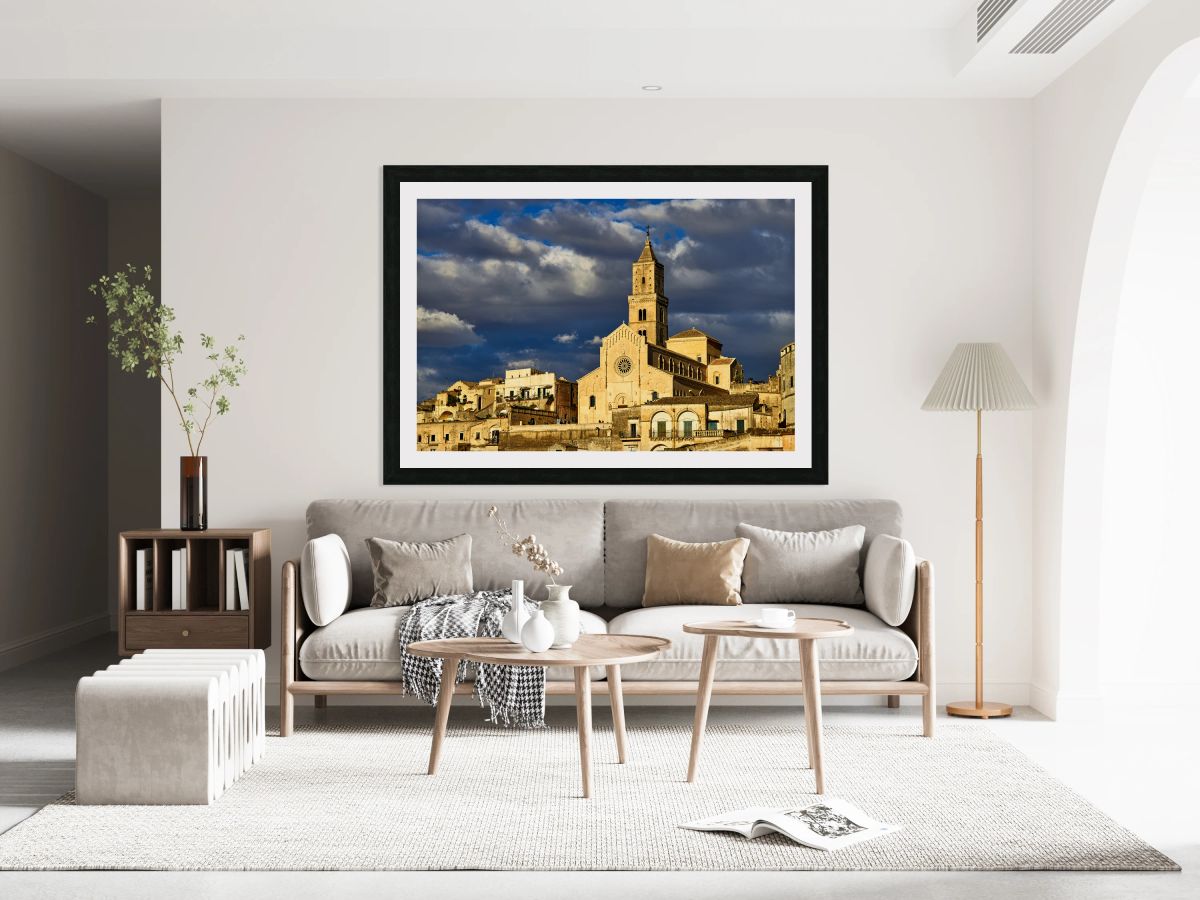 Matera Basilicata Italy. Basilica Pontificia Cattedrale di Maria Santissima della Bruna e SantEustachio