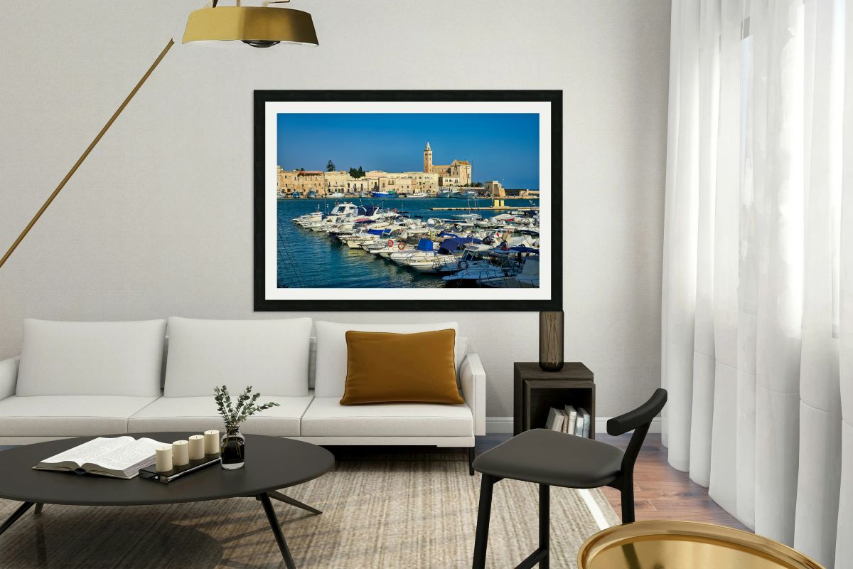 Apulia Puglia Italy. Trani. The seaport