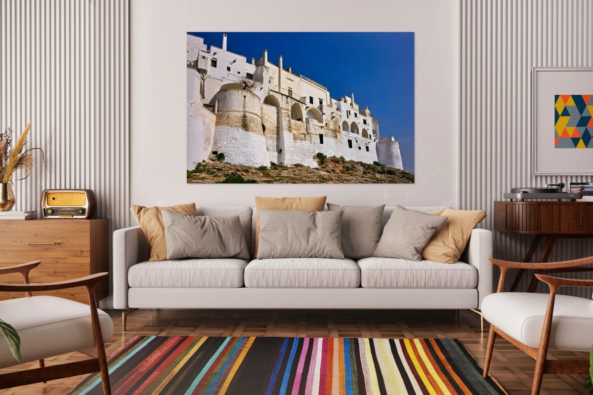 Apulia Puglia Italy. Ostuni. The white town