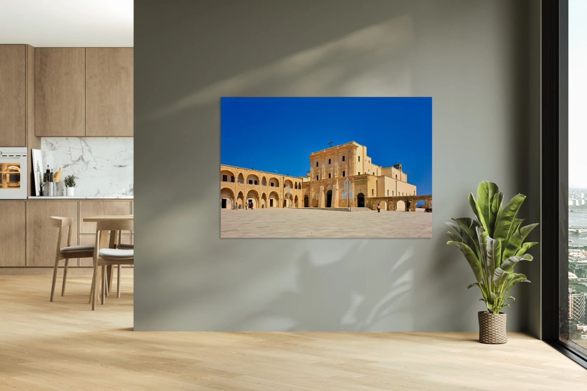 Salento. Apulia Puglia Italy. Santa Maria di Leuca. Santuario di Santa Maria de Finibus Terrae