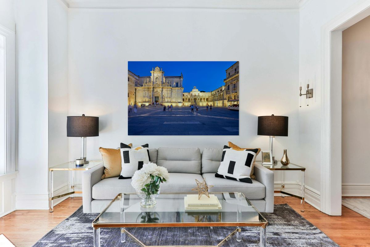 Apulia Puglia Salento Italy. Lecce. Cathedral Maria Santissima Assunta and Saint Orontius