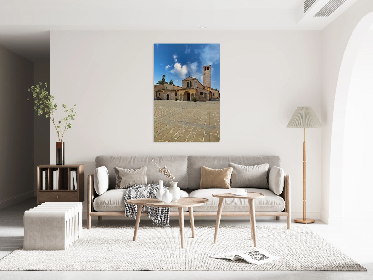 Foligno Umbria Italy. The church of Santa Maria Infraportas