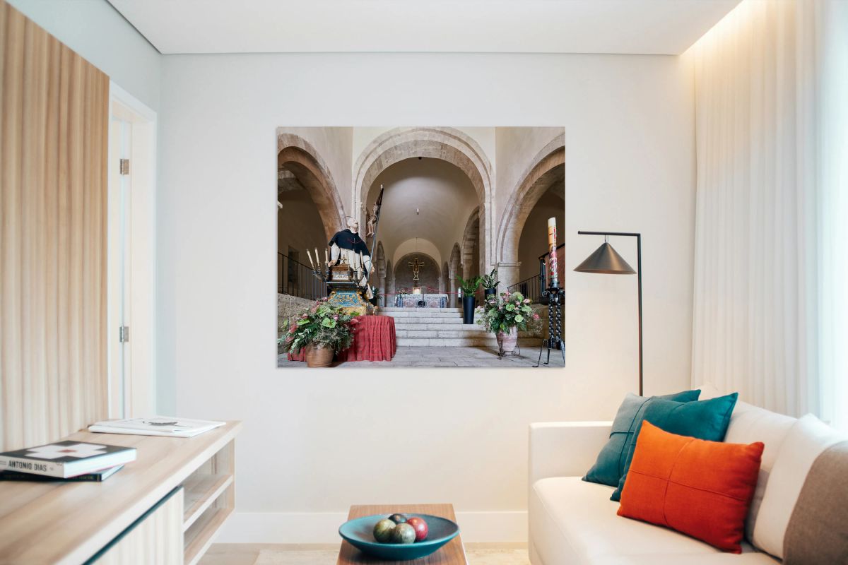 Bevagna Umbria Italy. San Michele Arcangelo church in San Silvestro square