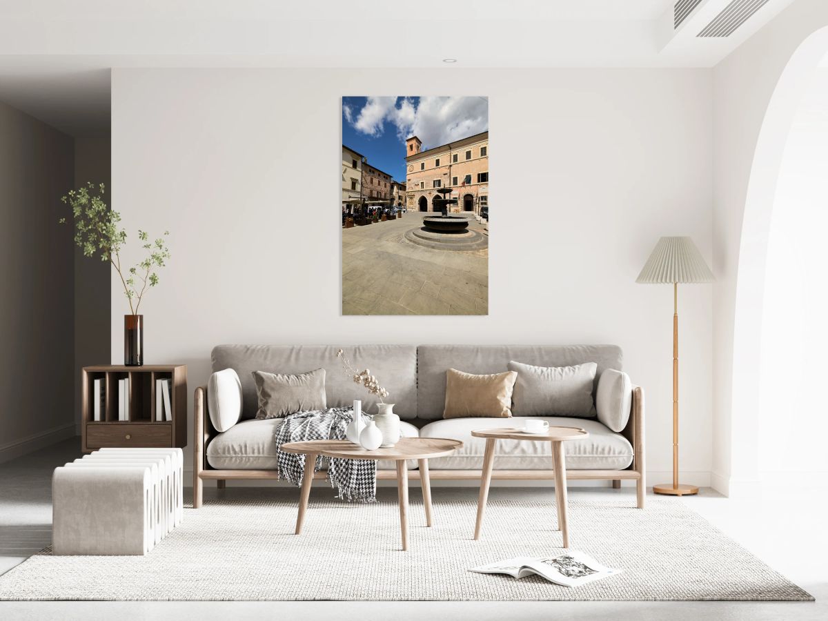 Spello Umbria Italy. Piazza della Repubblica