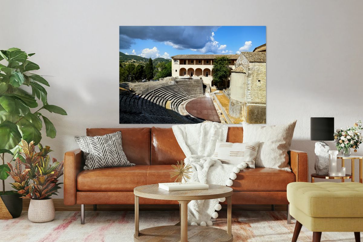 Spoleto Umbria Italy. The roman theater