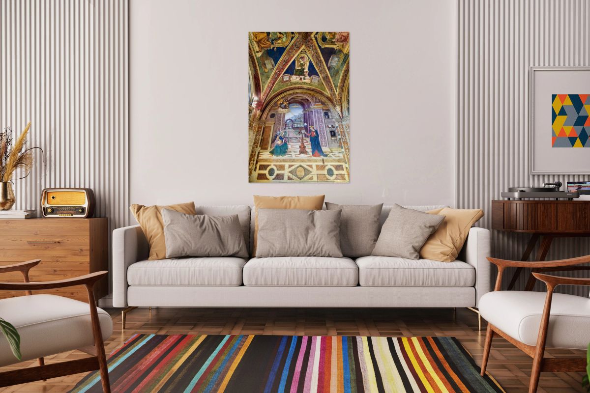 Spello Umbria Italy. Baglioni Chapel frescoed by Pinturicchio in Santa Maria Maggiore Church