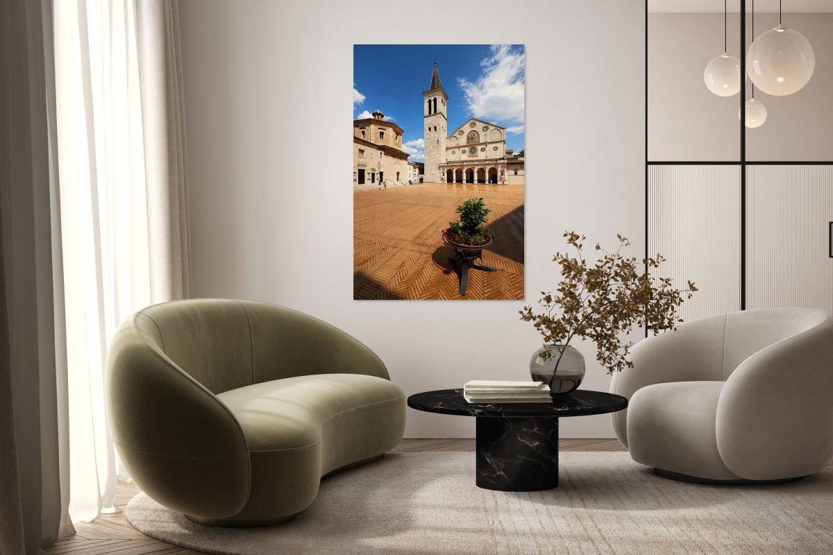 Spoleto Umbria Italy. Duomo di Spoleto Cathedral